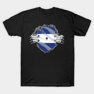 Proud Honduras Flag, Honduras gift heritage, Honduran girl Boy Friend Hondureño Catracha T-Shirt